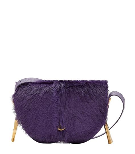 burberry fur bag